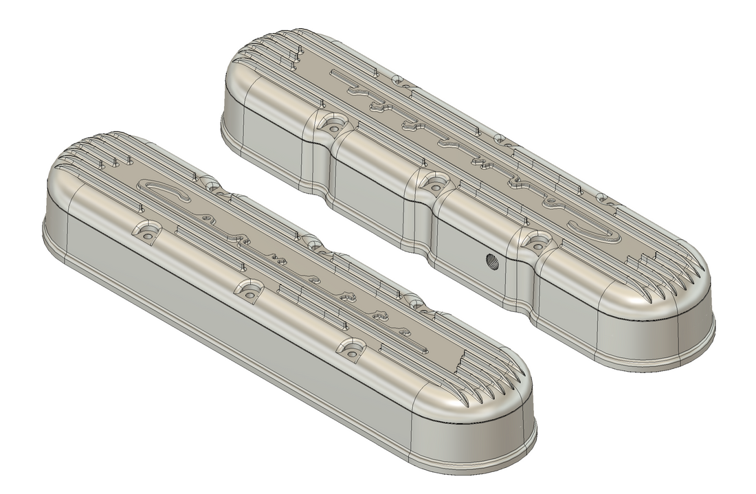 3D Scan & CAD on LS9 Valve Covers and Kong Intercooler LId