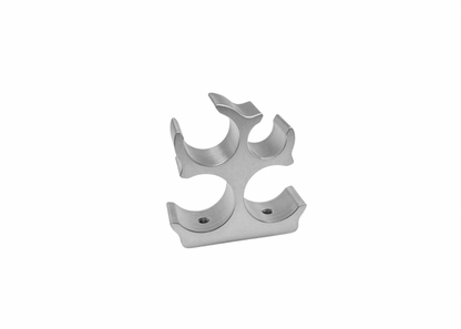 Billet 4-Line Hose Separator - #6/#10 EZ-Clip A/C + Heater
